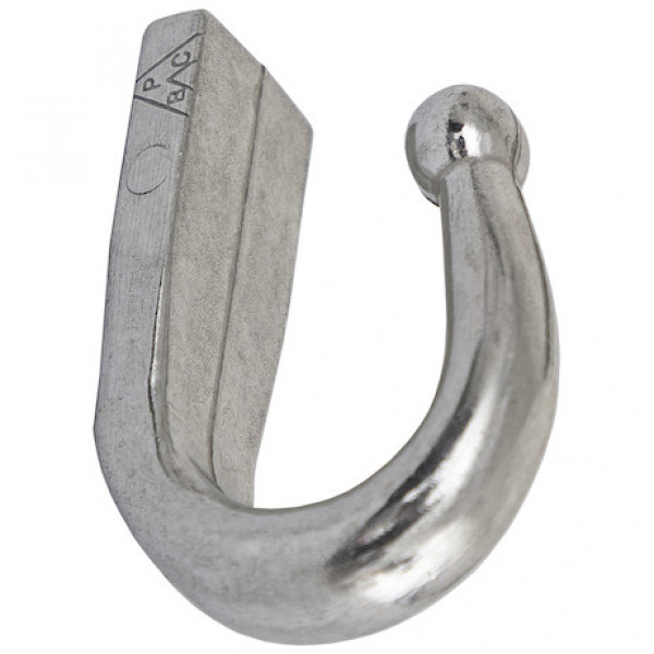 Image of Aluminum Weld-On Tarp Hook, 3-1/4 Inch Length from Buyers Products. Part number: B2447WAL