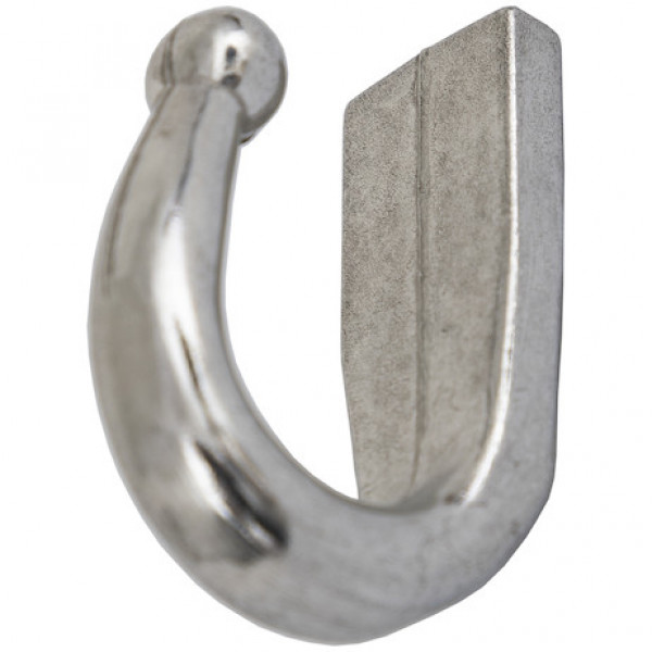 Image of Aluminum Weld-On Tarp Hook, 3-1/4 Inch Length from Buyers Products. Part number: B2447WAL