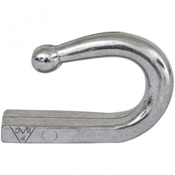 Image of Aluminum Weld-On Tarp Hook, 3-1/4 Inch Length from Buyers Products. Part number: B2447WAL