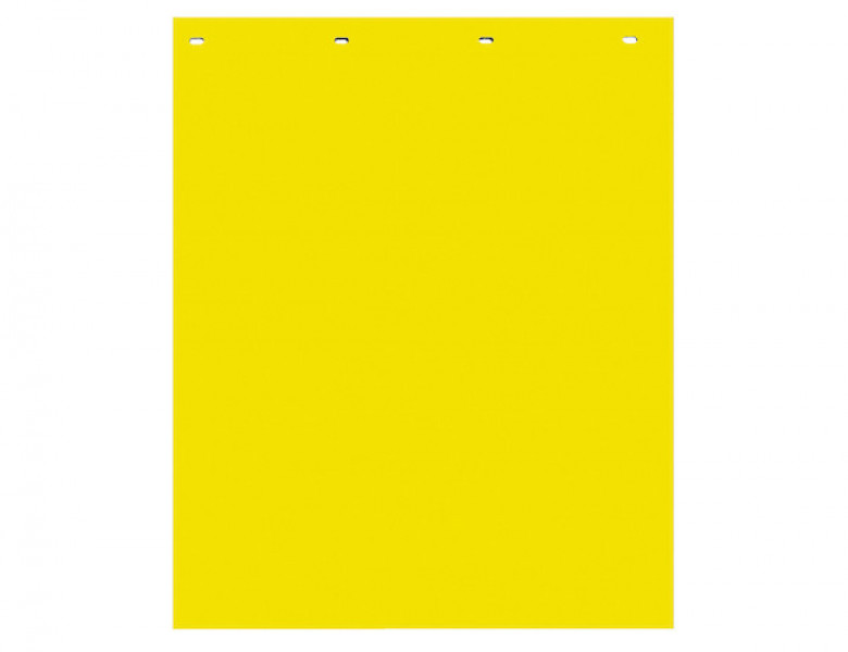 Image of Super Durable Yellow Polymer Mudflaps 24x24 Inch from Buyers Products. Part number: B24PPY