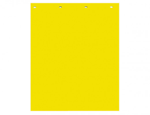 Image of Super Durable Yellow Polymer Mudflaps 24x24 Inch from Buyers Products. Part number: B24PPY