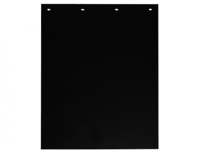 Image of Spray Reducing Grooved Black Polymer Mudflaps 24x24 Inch from Buyers Products. Part number: B24PSRPB