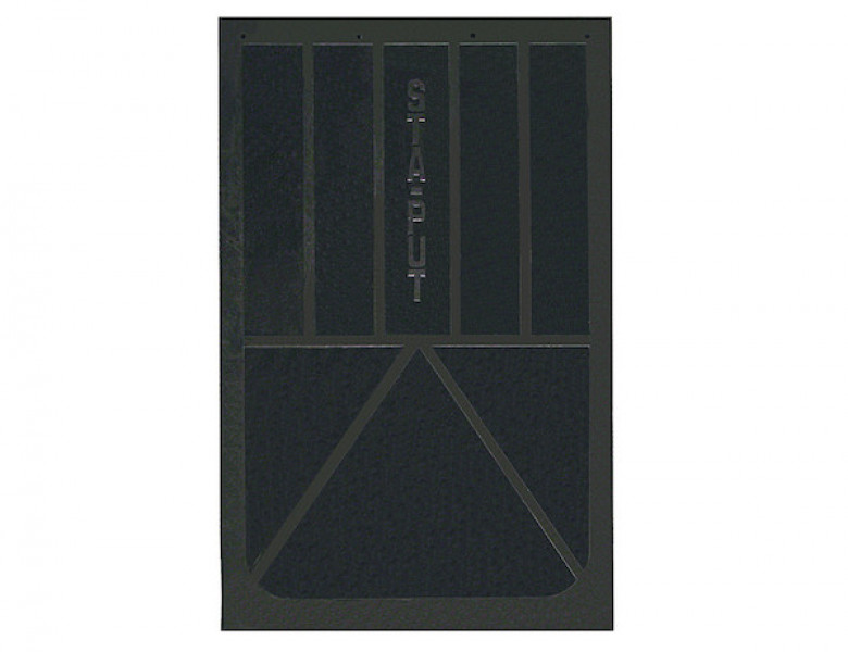 Image of Solid Black Rubber Mudflaps 24x24 Inch from Buyers Products. Part number: B24SPP