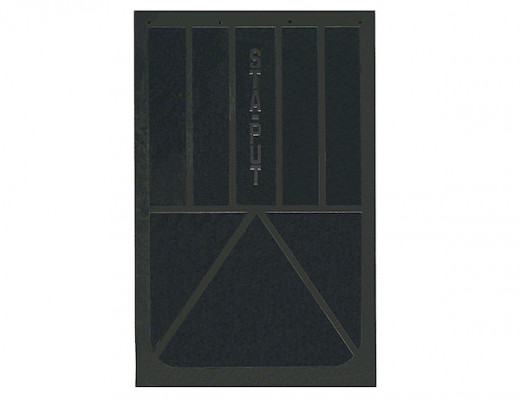 Image of Solid Black Rubber Mudflaps 24x24 Inch from Buyers Products. Part number: B24SPP