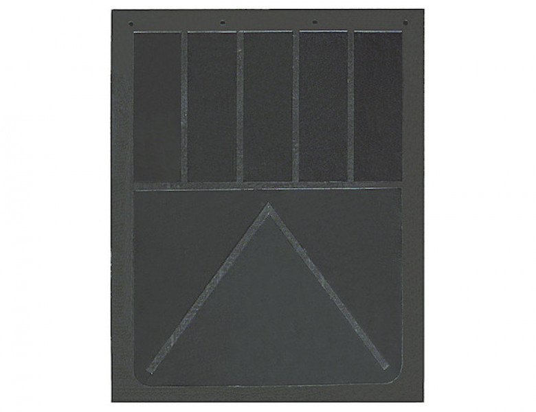 Image of Heavy Anti-Spray Black Rubber Mudflaps 24x24 Inch from Buyers Products. Part number: B24SRP