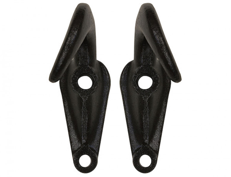 Image of Black Powder Coated Drop Forged Towing Hook Pairs from Buyers Products. Part number: B2800AB