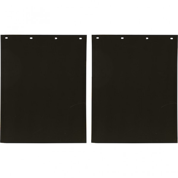 Image of Spray Reducing Grooved Black Polymer Mudflaps 24x30 Inch from Buyers Products. Part number: B30PSRPB