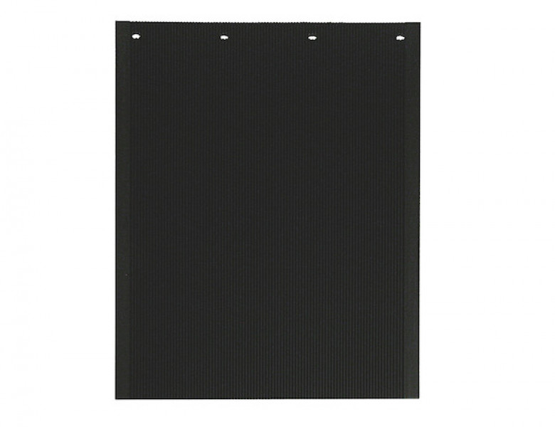 Image of Spray Reducing Grooved Black Polymer Mudflaps 24x30 Inch from Buyers Products. Part number: B30PSRPB