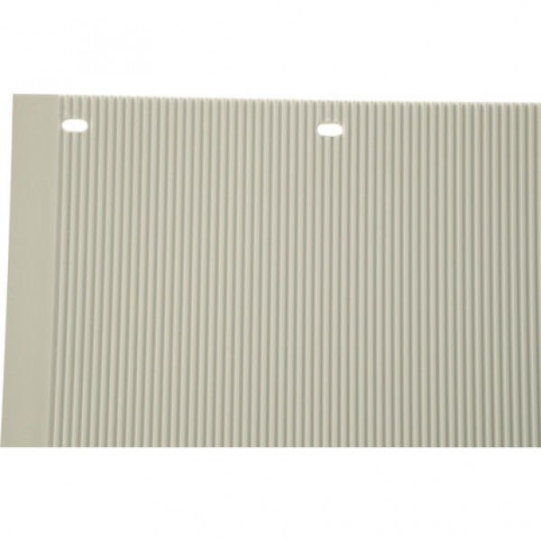 Image of Spray Reducing Grooved White Polymer Mudflaps 24x36 Inch from Buyers Products. Part number: B36PSRPW