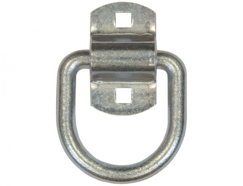 Image of Domestically Forged 1/2 Inch Forged D-Ring With 2-Hole Mounting Bracket from Buyers Products. Part number: B38