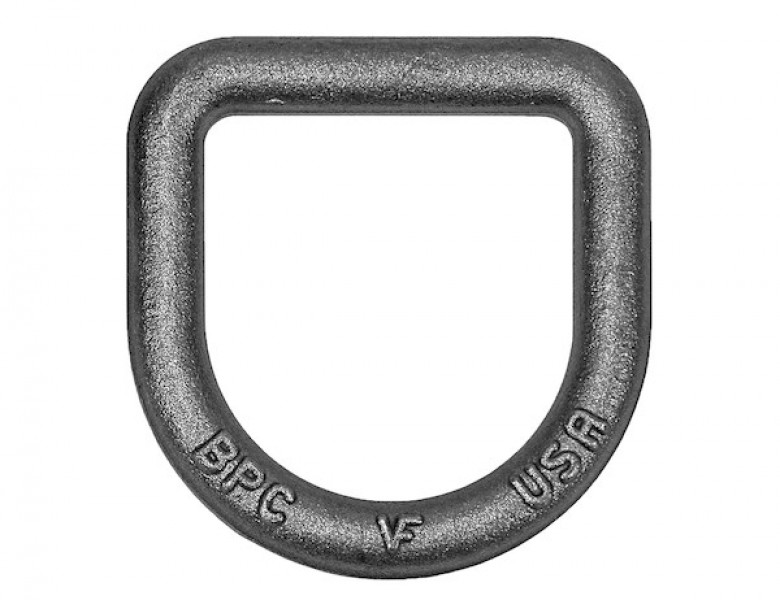 Image of 1/2 Inch Forged White Zinc-Plated D-Ring from Buyers Products. Part number: B38RZW