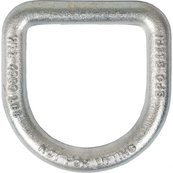 Image of 1/2 Inch Forged White Zinc-Plated D-Ring from Buyers Products. Part number: B38RZW