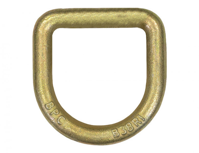 Image of 1/2 Inch Forged Yellow Zinc Plated D-Ring Only from Buyers Products. Part number: B38RZY