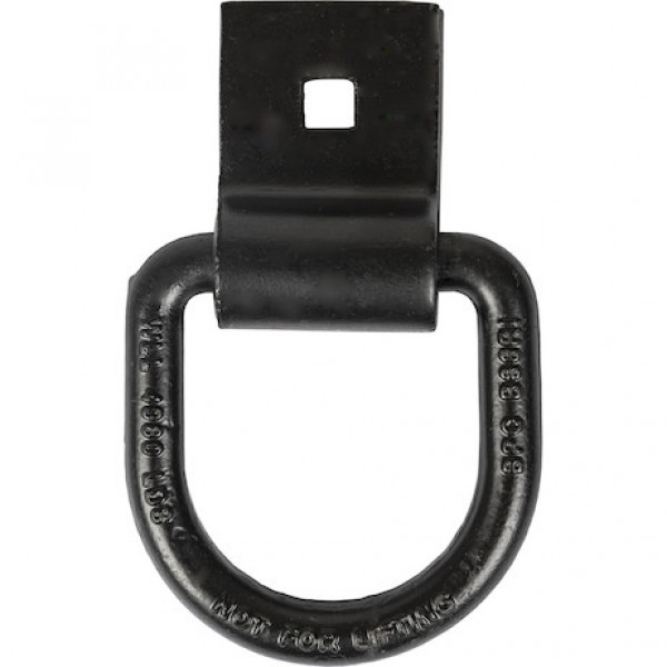 Image of 1/2 Inch Forged D-Ring With 1-Hole Integral Mounting Bracket from Buyers Products. Part number: B38S