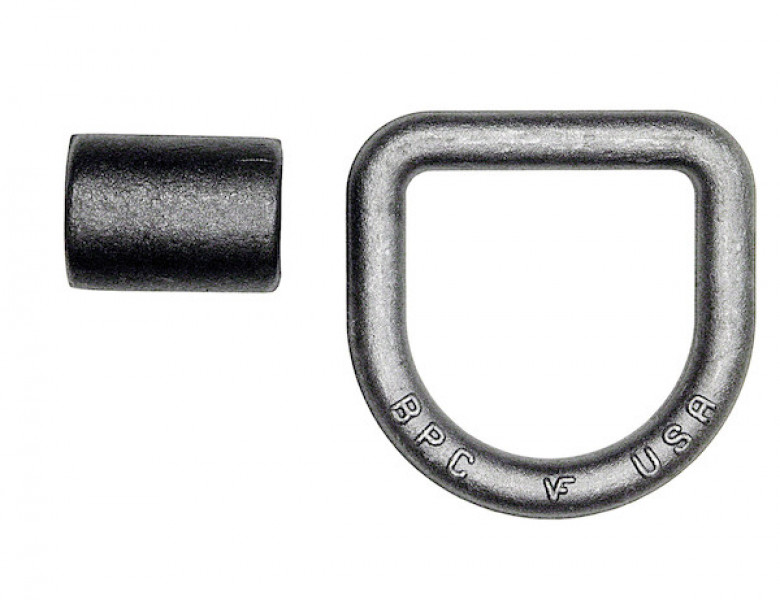 Image of Domestically Forged 5/8 Inch Forged D-Ring With Weld-On Mounting Bracket from Buyers Products. Part number: B40