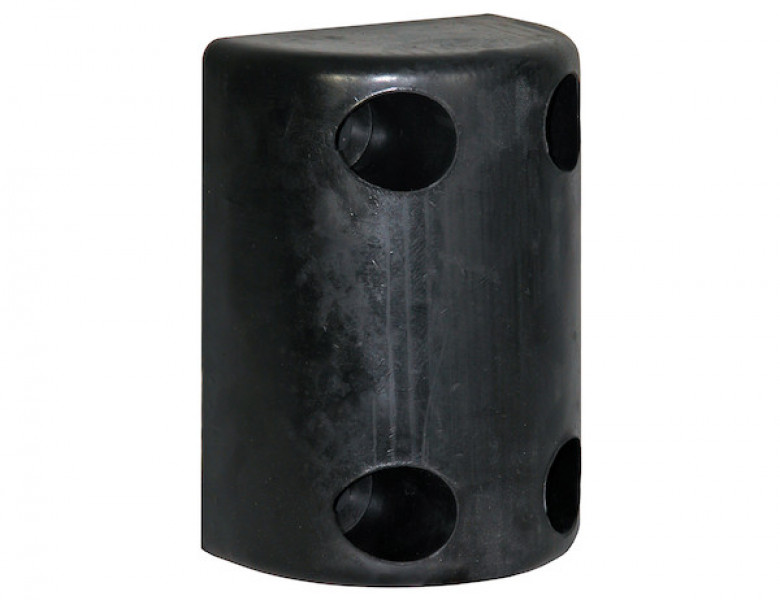 Image of Heavy Duty Friction Stock Bumper - 6 x 3 x 8 Inch Tall - Set of 2 from Buyers Products. Part number: B4000