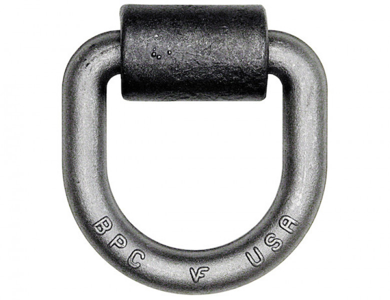 Image of Domestically Forged 3/4 Inch Forged D-Ring With Weld-On Mounting Bracket from Buyers Products. Part number: B46