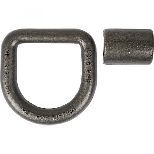 Image of 3/4 Inch Forged D-Ring With Weld-On Mounting Bracket from Buyers Products. Part number: B46I