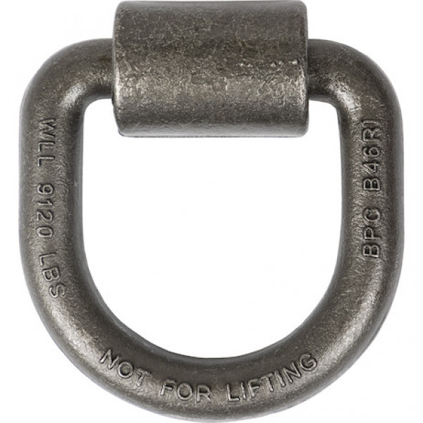 Image of 3/4 Inch Forged D-Ring With Weld-On Mounting Bracket from Buyers Products. Part number: B46I