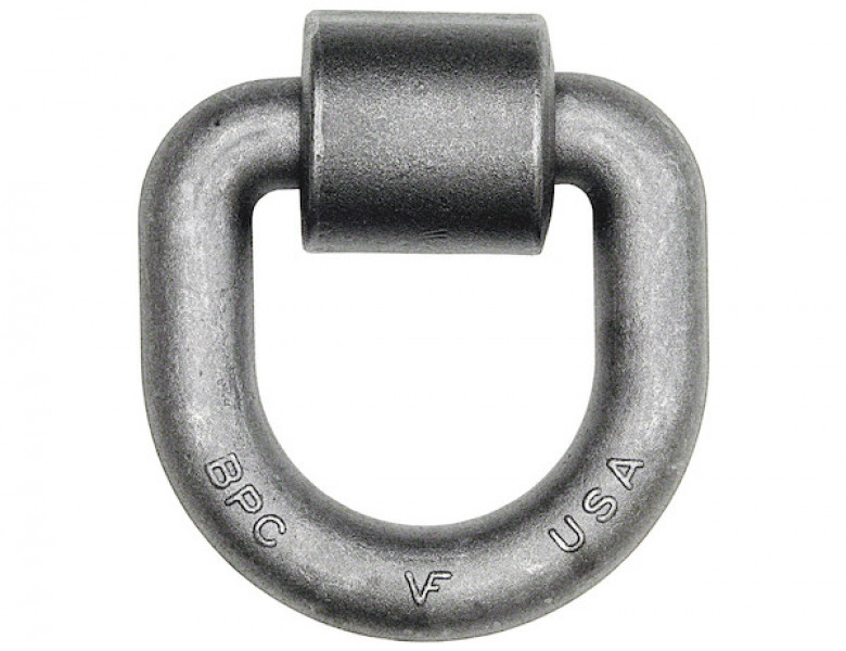 Image of Domestically Forged 1 Inch D-Ring with Weld-On Mounting Bracket from Buyers Products. Part number: B48