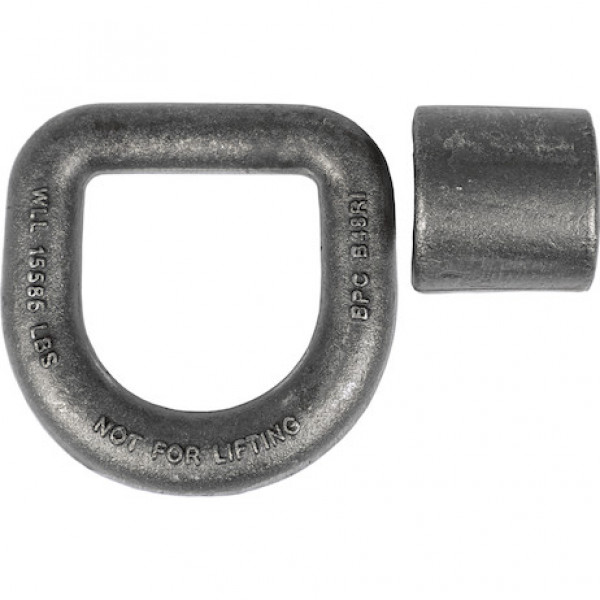 Image of 1 Inch Forged D-Ring with Weld-On Mounting Bracket from Buyers Products. Part number: B48I