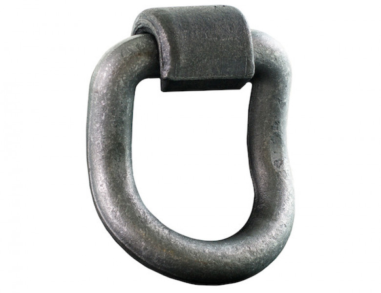 Image of Domestically Forged 1 Inch Forged 55Angled D-Ring with Weld-On Mounting Bracket from Buyers Products. Part number: B5055