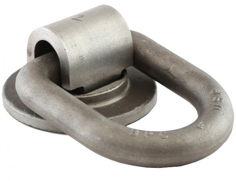 Image of 1 Inch Forged 360Rotating D-Ring With Weld-On Mounting Bracket from Buyers Products. Part number: B51