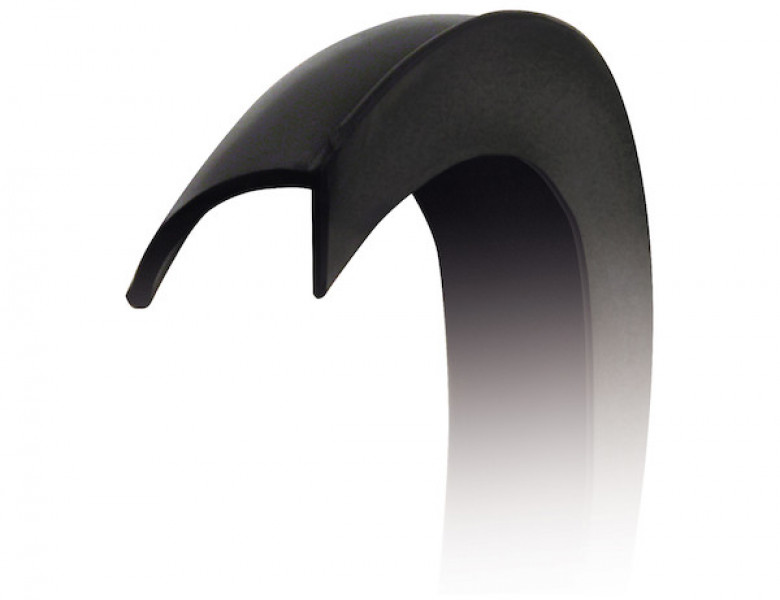 Image of Black Rubber Blind Mount Fender Extension from Buyers Products. Part number: B52169