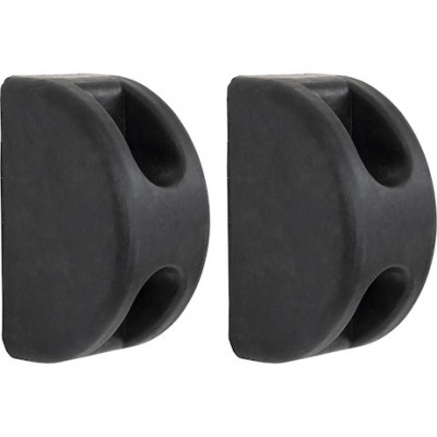 Image of D-Shaped Molded Rubber Bumper - 3 x 3-1/2 x 6 Inch Tall - Single from Buyers Products. Part number: B5801