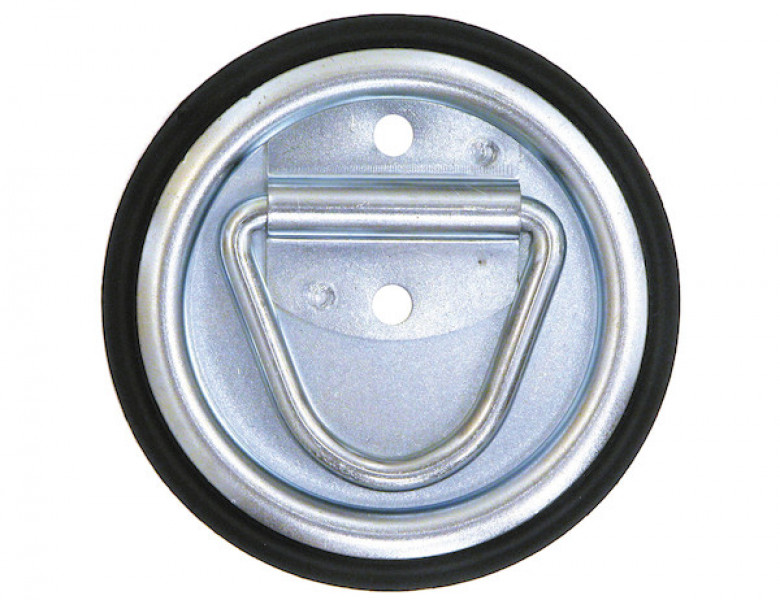 Image of Surface Mounted Or Recessed Rope Ring Zinc Plated With Plastic Bezel from Buyers Products. Part number: B703