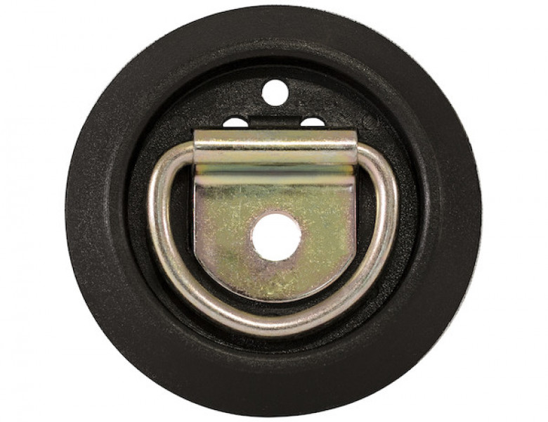 Image of Surface Mounted Rope Ring Plastic Pan With 1/4 Inch Diameter Steel Ring from Buyers Products. Part number: B705