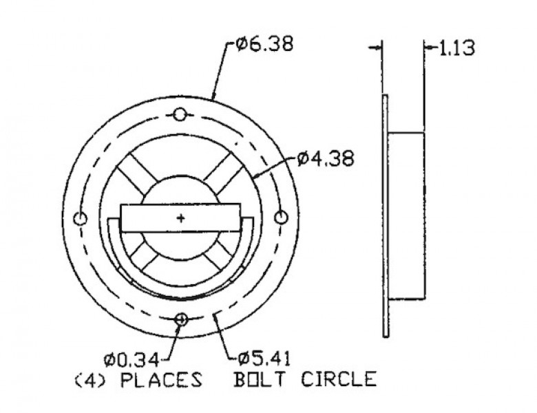 Image of Heavy Duty Recessed Rotating Rope Ring 360Swivel from Buyers Products. Part number: B901