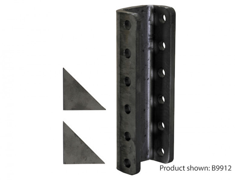 Image of 3-Position Heavy-Duty Channel with Gussets-Used with B20143/0091550 from Buyers Products. Part number: B9909