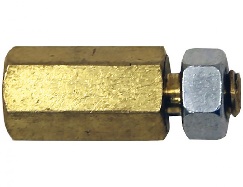 Image of Brass Battery Bolt Adapters Top Terminal 5/16-18 With Nut from Buyers Products. Part number: BA3