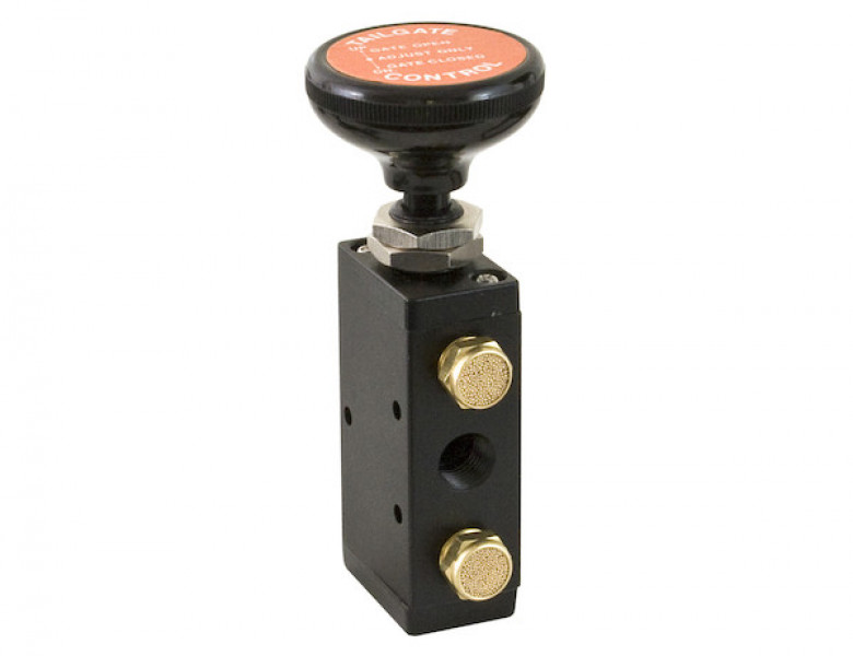 Image of 4-Way 3-Position Manual Air Valve With Five 1/4 Inch NPT Ports from Buyers Products. Part number: BAV015