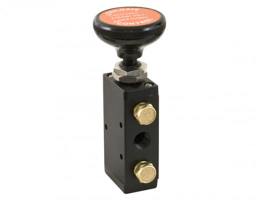 Image of 4-Way 3-Position Manual Air Valve With Five 1/4 Inch NPT Ports from Buyers Products. Part number: BAV015