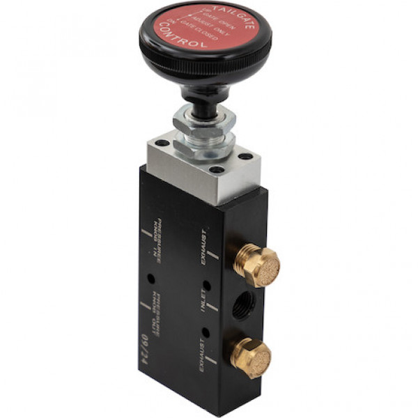 Image of 4-Way 3-Position Manual Air Valve With Five 1/4 Inch NPT Ports from Buyers Products. Part number: BAV020