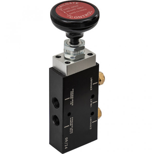 Image of 4-Way 3-Position Manual Air Valve With Five 1/4 Inch NPT Ports from Buyers Products. Part number: BAV020