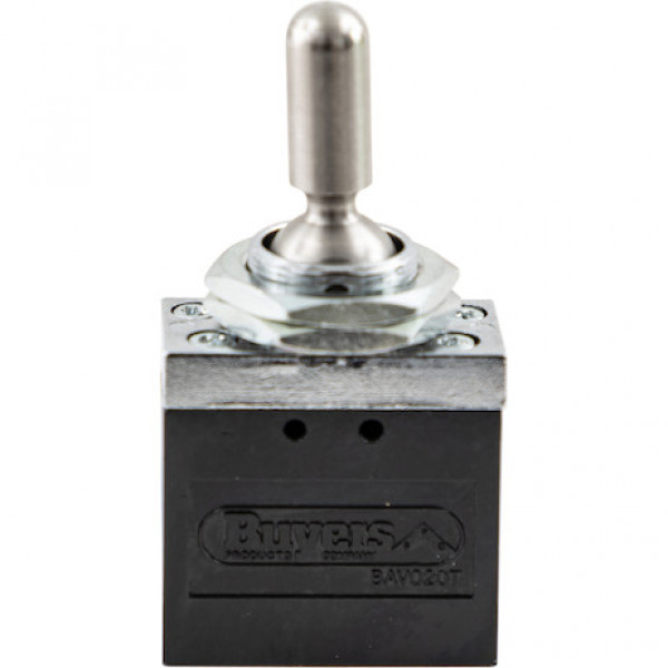 Image of Neutral Lockout Toggle 3-Position Detented Valve Only from Buyers Products. Part number: BAV020TD