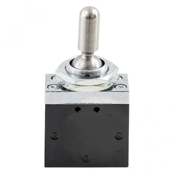 Image of Neutral Lockout Toggle 3-Position Detented Valve Only from Buyers Products. Part number: BAV020TD