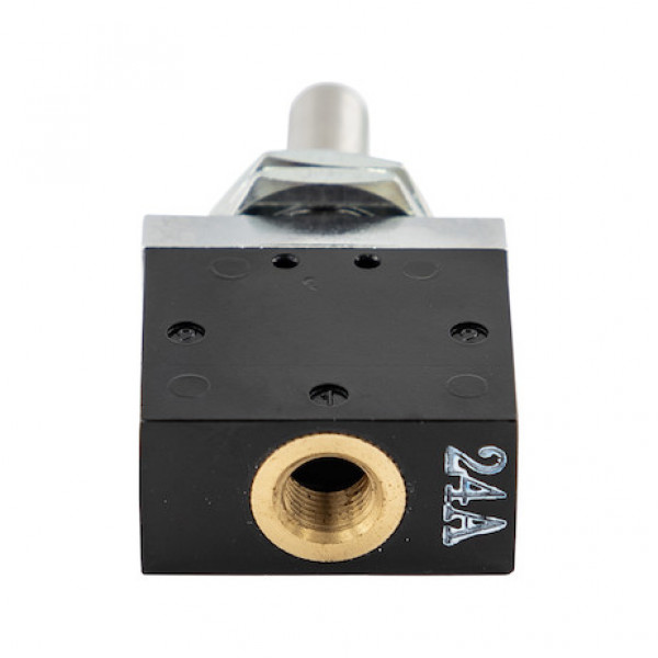 Image of Neutral Lockout Toggle 3-Position Detented Valve Only from Buyers Products. Part number: BAV020TD