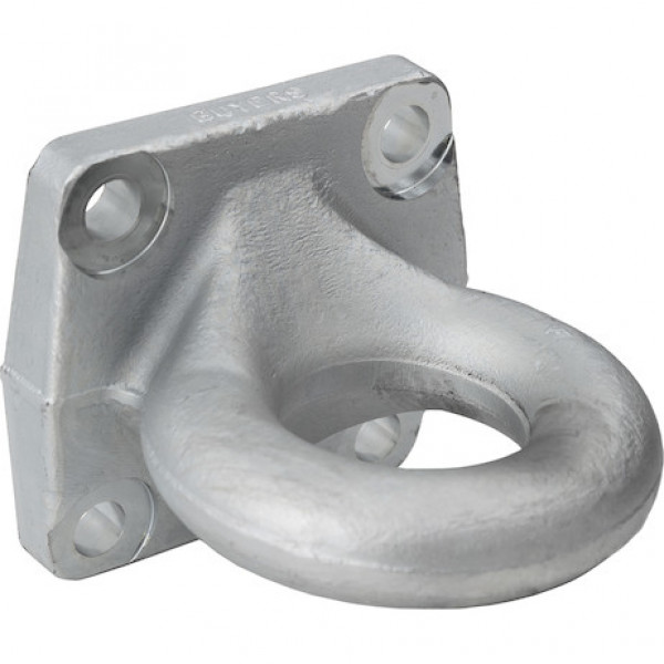 Image of 3 Inch I.D. Heavy-Duty Forged 4-Bolt Mount Drawbar - Zinc Plated from Buyers Products. Part number: BDB13850Z