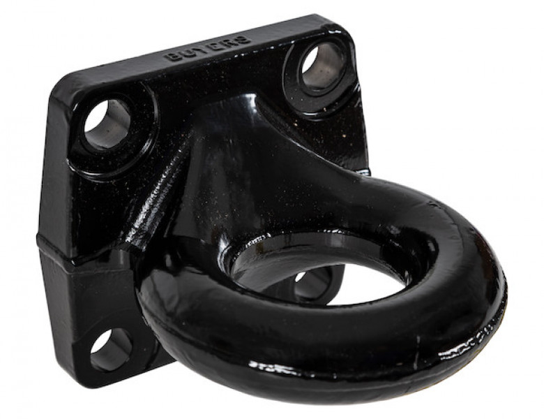 Image of 3 Inch I.D. Heavy-Duty Forged 4-Bolt Mount Drawbar - Black from Buyers Products. Part number: BDB1394