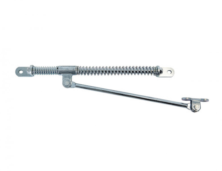 Image of Door Check and Hold Back with 11 Inch Arm/13 Inch Slide Rod/50 Pound Spring from Buyers Products. Part number: BH2395AA11