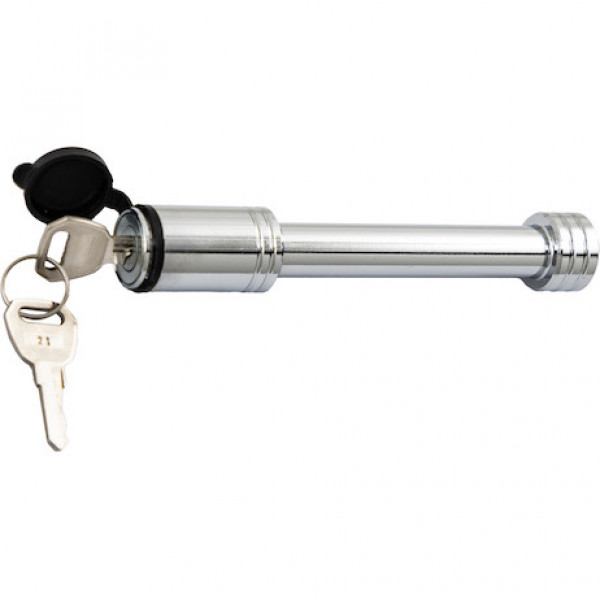 Image of 5/8 Inch Bone Style Locking Hitch Pin Assembly With Chrome Finish from Buyers Products. Part number: BLHP300