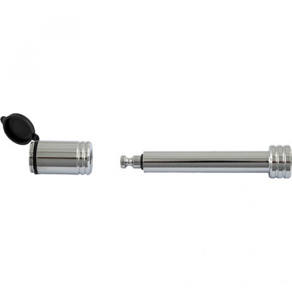 Image of 5/8 Inch Bone Style Locking Hitch Pin Assembly With Chrome Finish from Buyers Products. Part number: BLHP300