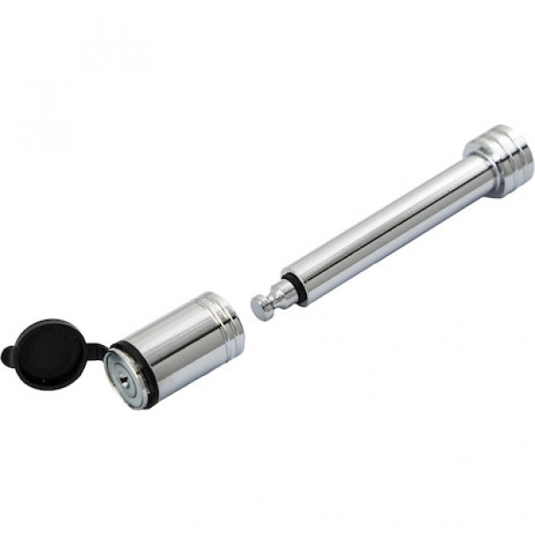 Image of 5/8 Inch Bone Style Locking Hitch Pin Assembly With Chrome Finish from Buyers Products. Part number: BLHP300