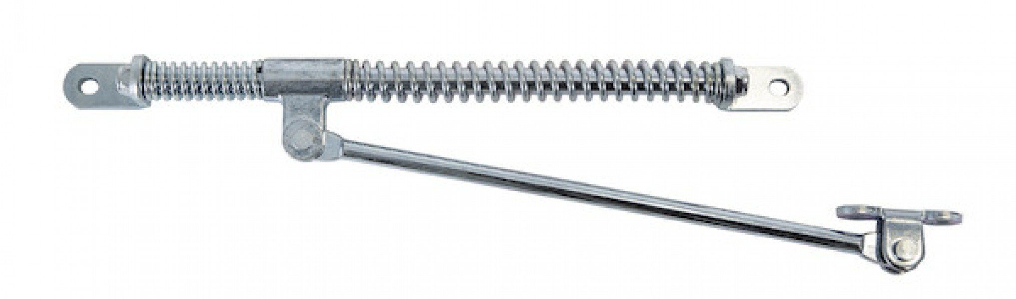 Image of Door Check and Hold Back with 11 Inch Arm/13 Inch Slide Rod/30 Pound Spring from Buyers Products. Part number: BM2395AA11