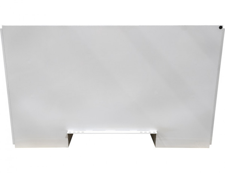 Image of 57x24x96 Inch Straight Side White Steel Backpack Truck Tool Box - 11.26 Inch Offset Floor from Buyers Products. Part number: BP965724W