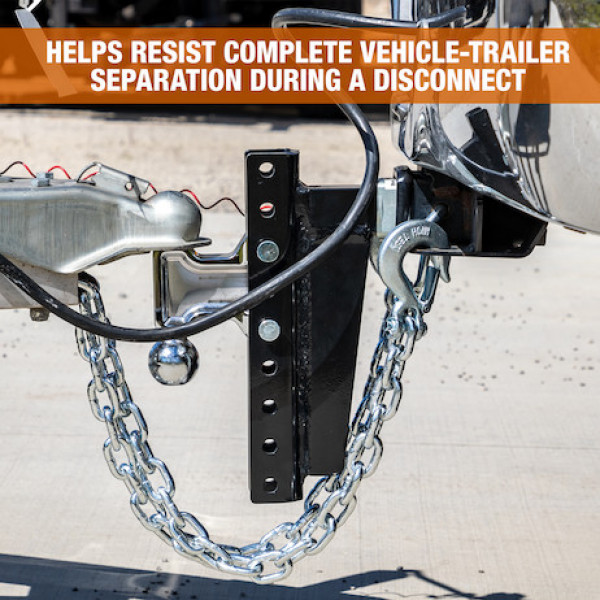 Image of 3/8x35 Inch Class 4 Trailer Safety Chain With 1-Clevis Style Slip Hook-43 Proof from Buyers Products. Part number: BSC3835